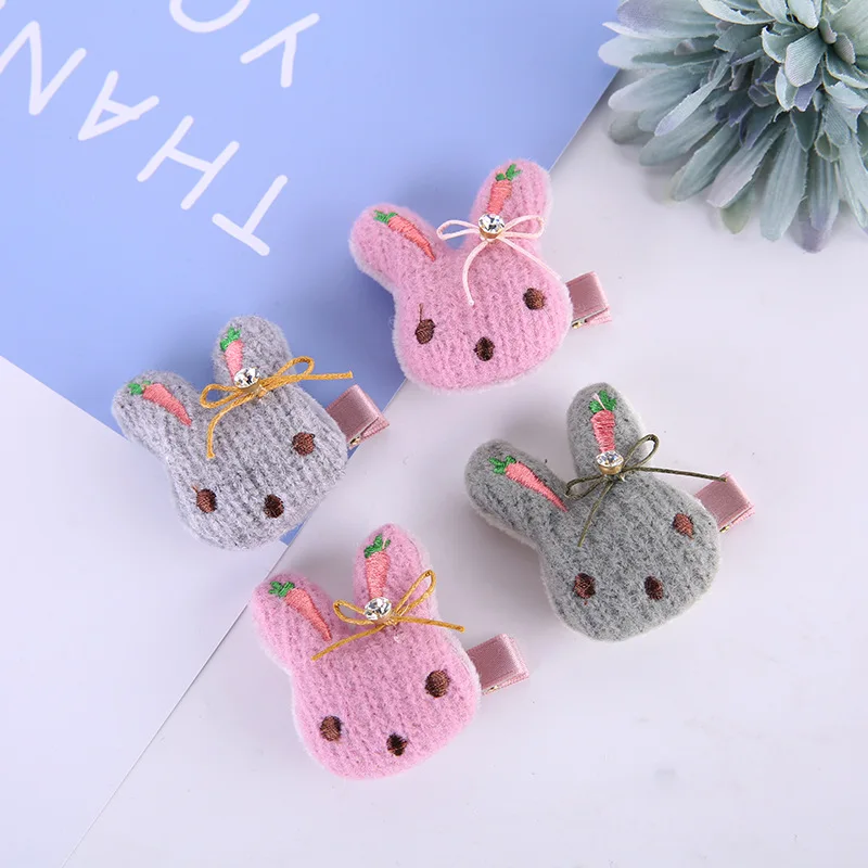 

Бутик 15 шт. модные милые кроличьи заколки для волос кавайный кролик с драгоценными камнями заколки для волос принцесса головные уборы аксессуары для волос