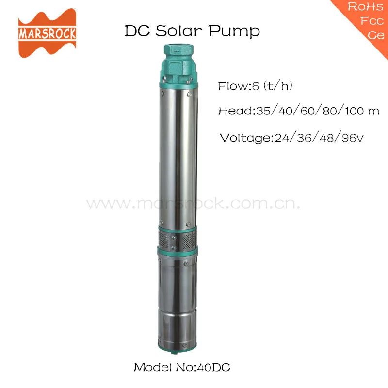 

24/36/48/96v deep well 400/500/600/800/1000w with wide voltage DC input for 24/30/36v solar panel brushless solar pump