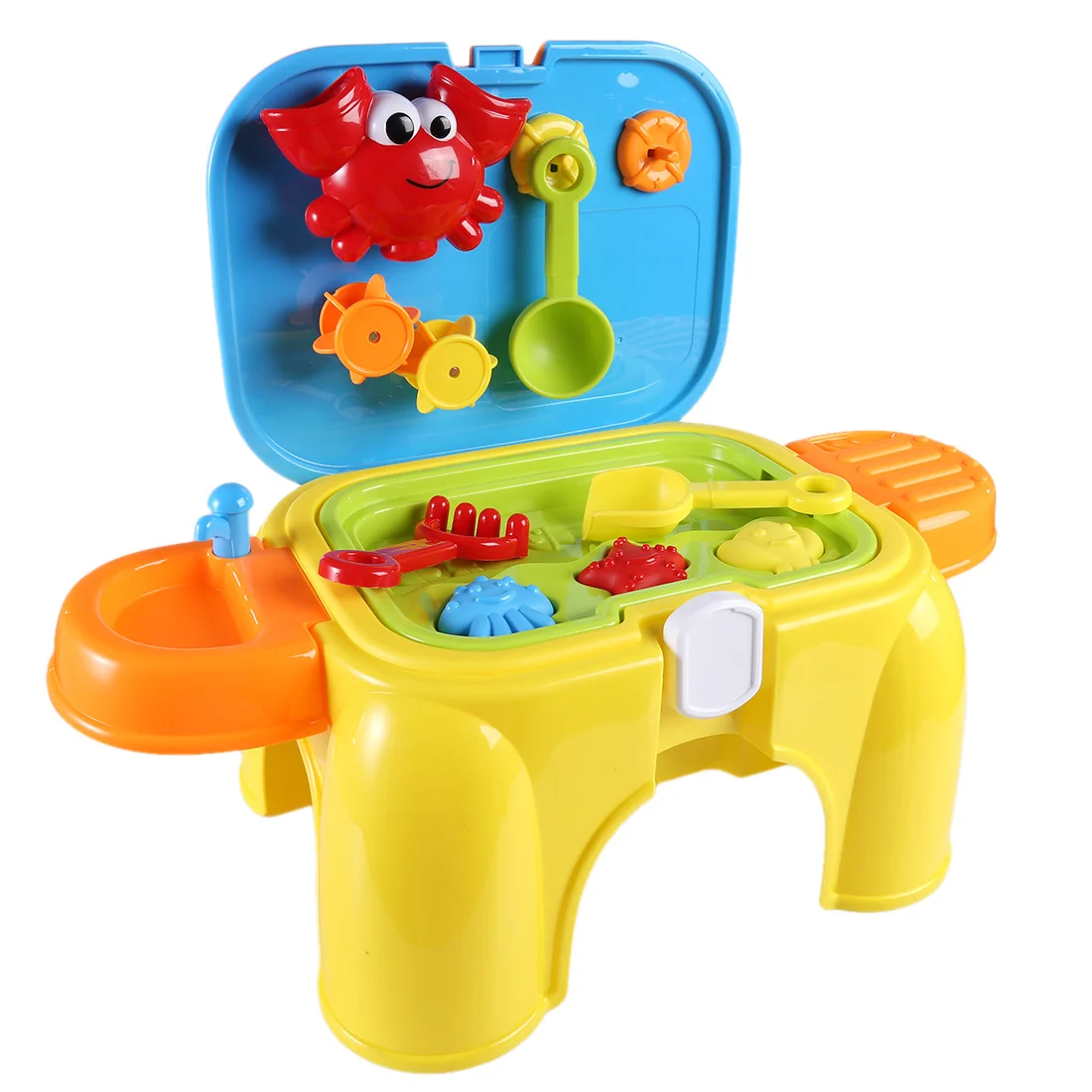 Surwish Kids Beach Toys Pretend Play with Retractable Storage Chair Educational Toys Surwish Kids Beach Toys Pretend Play with Retractable Storage Chair Educational Toys