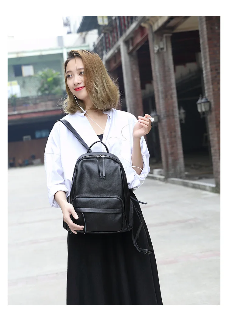 Ranhuang Новый 2018 Для женщин Повседневное рюкзак искусственная кожа рюкзак Школьные ранцы для подростков Обувь для девочек дамы Дорожные