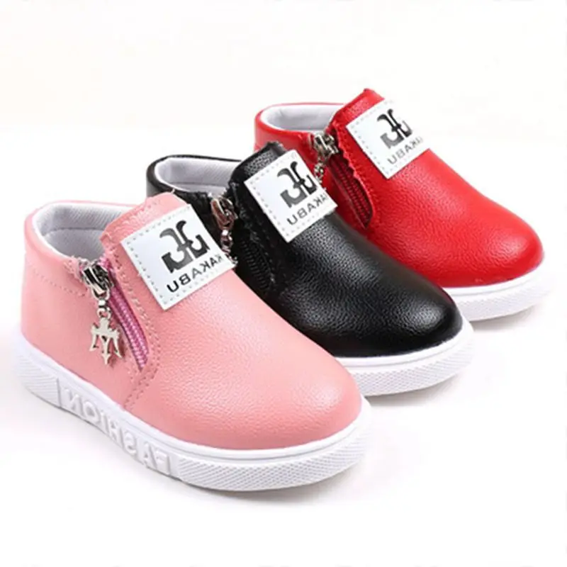 

Autumn Winter brand girls boots fashion new Shoes For girls Top zipper Fringe Girls Boots Fur Thick Warm Martin Children's Shoes