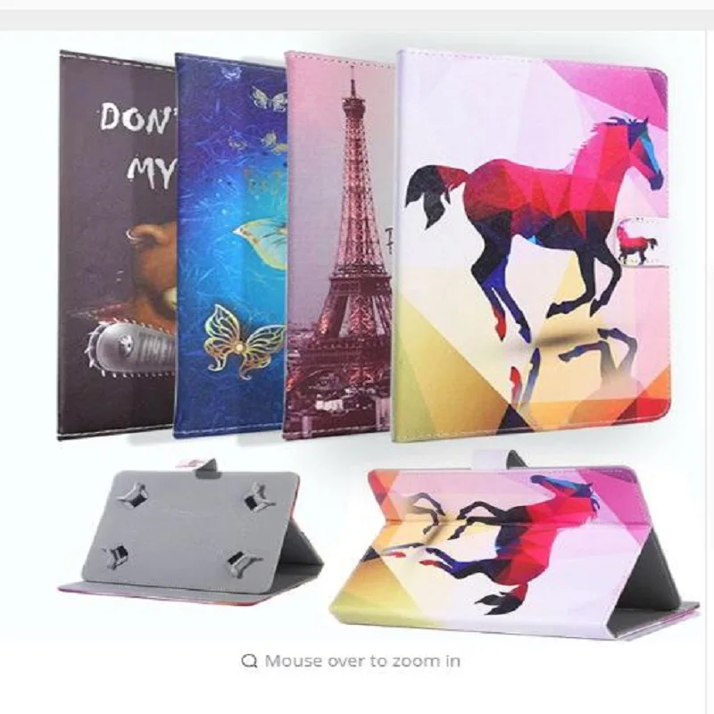 

For Lenovo E10 Cartoon Print Universal Tablet Case for Lenovo Tab E10 TB-X104F 10.1 10 inch Tablet PC Flip Stand Magnetic Cover