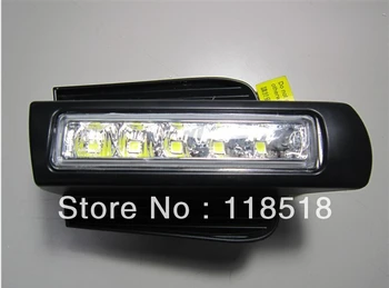 

free shipping ,LED DRL Daytime Running Light with light-off function For Toyota Prado FJ120 2003 - 2009