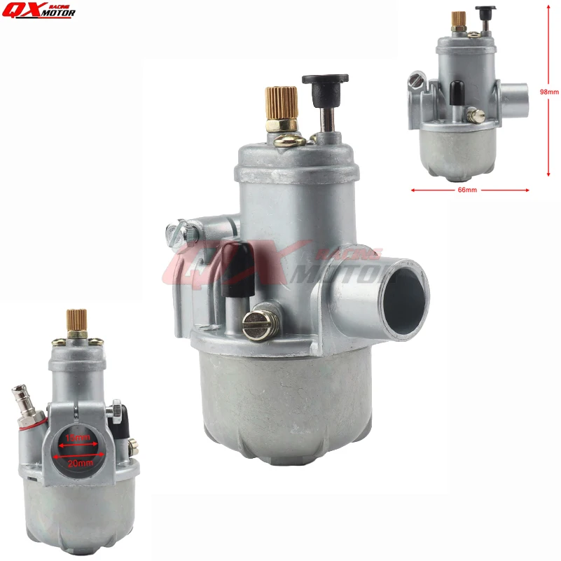 

15mm Carburetor Puch Moped Bing Style Carb Stock Maxi Sport Luxe Newport Cobra Carburettor