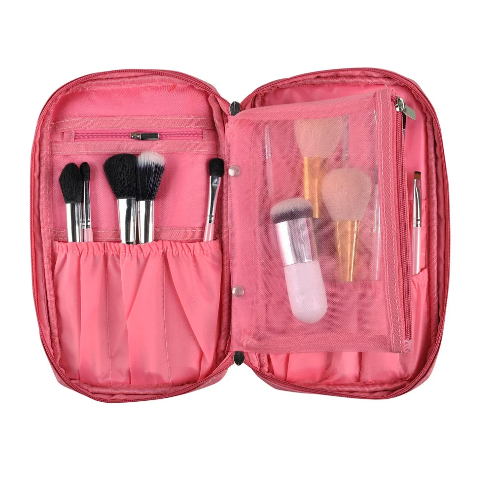 

Cosmetic Bag Solid Color Makeup Brush Bag Tool Brush Organizer Holder Pouch Pocket Sac Maquillage #9309