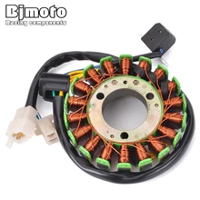 BJMOTO Magneto Generator Stator Coil For Suzuki TU250 1997-2016 GN250 1982-2001 32101-38302 odes lz stator starter generator magneto coil ignition utv 800 liangzi side by side dominator 21040109701