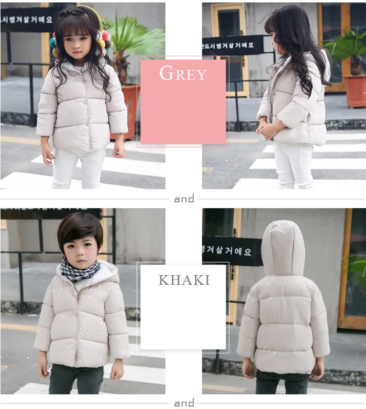 Куртка для маленьких девочек; коллекция года; сезон осень-зима; куртки для девочек; пальто для маленьких детей; теплая верхняя одежда с капюшоном; пальто для девочек; детская одежда