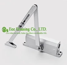 Free Shipping Automatic Aluminum Alloy Door Closers/ Max bearing capacity 60KG, Commercial Door Closer, Silver Aluminium Alloy