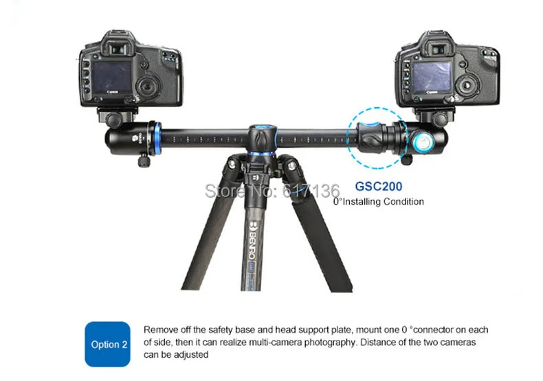 Benro GA268T алюминиевый штатив для движущаяся камера окуляры для стрельбы съёмка мульти-камера слайдер пленка Максимальная нагрузка 18 кг DHL