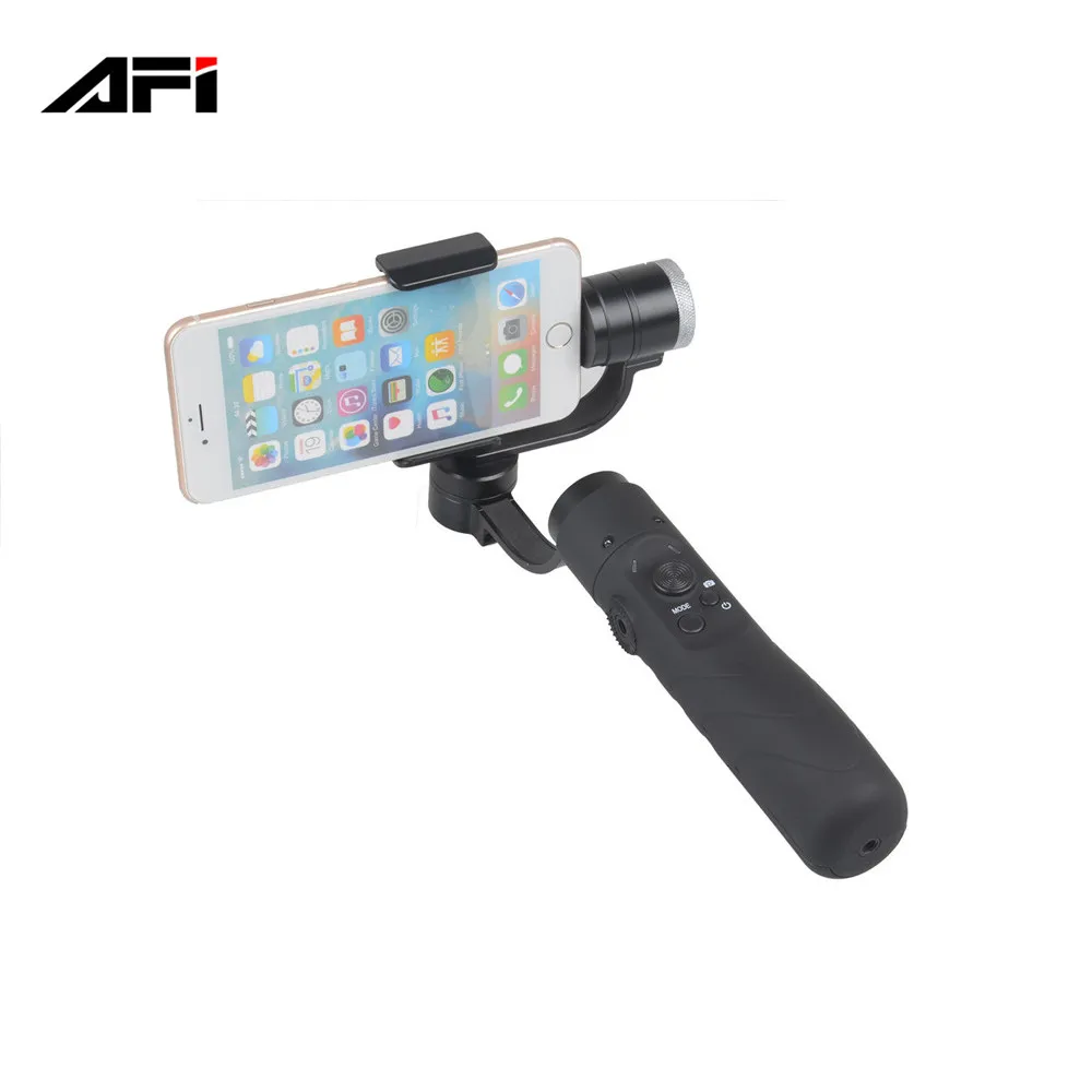 china factory AFI V3 handheld 3axis hand gimbal for iphone huawei phone s7 edge smartphone gopro