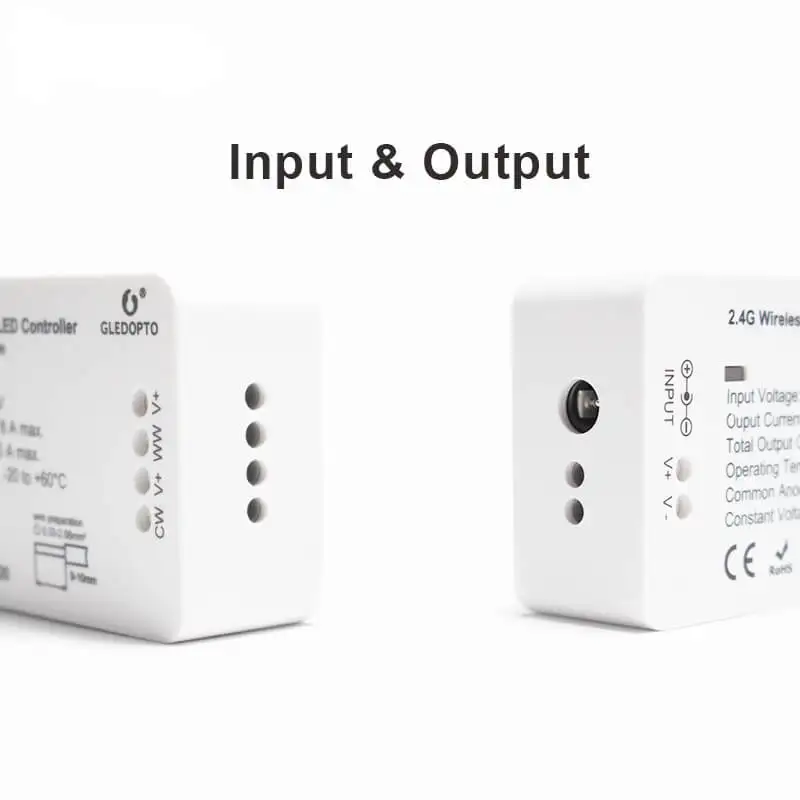 ZIGBEE двойной белый ZLL светодиодный контроллер RGBW RGB + CCT 15A DC12V/24 V диммер