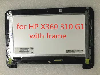 

With frame free shipping assembly for HP X360 310 G1 touch +LCD digitizer Display Screen Assembly 755730-001 P/NHD 1366X768
