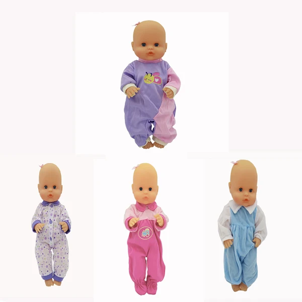 

Fashion 4Pcs/Set Jumpsuits Clothes Fit 35 cm Nenuco Doll Nenuco y su Hermanita Doll Accessories