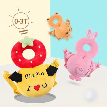 

0-3T Baby Head Protection Pillow Toddler Headrest Mat Neck Protector Wings Nursing Drop Resistance Cushion Baby Bedding Pillow