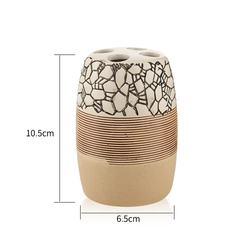 Billig 100% keramik bad zubehör 4 stück set bad geschenk set zahnbürste halter set tumbler seifenschale einschließlich seife spender