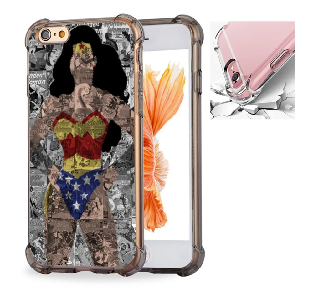 Anti Shock Case Cover For iPhone X 6 6S 7 8 8Plus Proof Wonder Woman History #20616 |