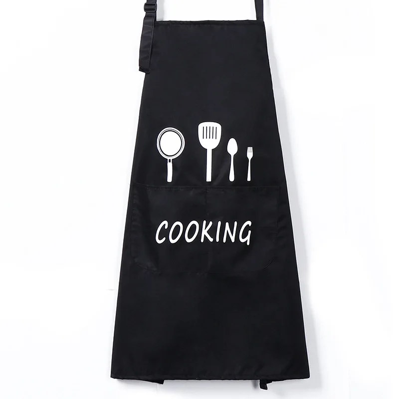 Lady Women Men Kitchen Apron Adjustable Waterproof Vintage Aprons European Style Cooking Baking Restaurant Pinafore AT23