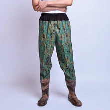 Обувь для дождливой погоды с эластичной резинкой на талии; водонепроницаемые дышащие рыболовные брюки; уличные болотные рыбацкие охотничьи длинные штаны с толстой резиновой меховой вилкой