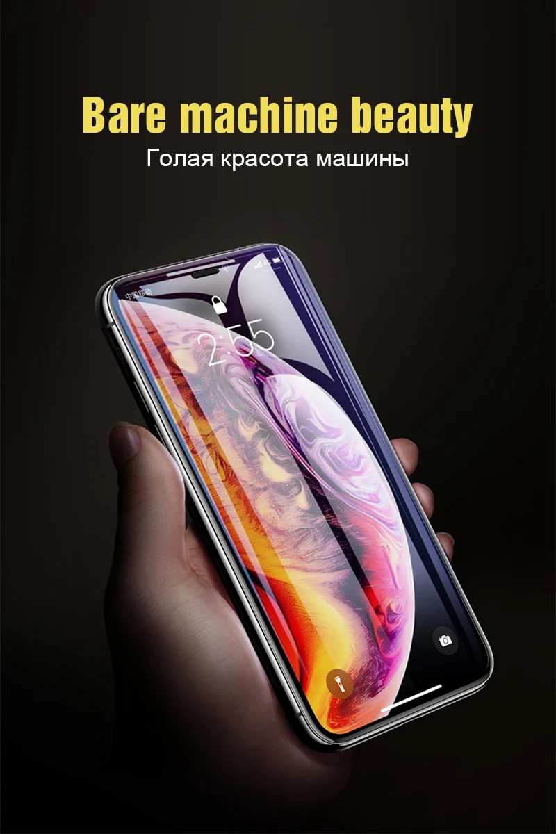 6D Protective Glass On the For iPhone 7 6 XS MAX Screen Protector Full Cover Curved Tempered Glass For iPhone 6 s XR X 10 8 Plus (8)