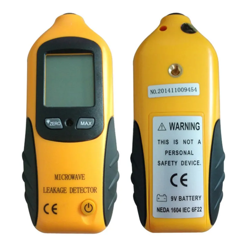 

Portable Radiation Dosimeter Digital LCD Microwave Leakage Leaking Tester with Alarm 0-9.99mw/cm2 Geiger Counter