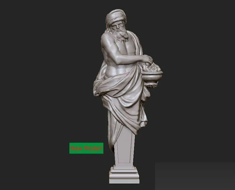 3D model relief STL models file format Goddess of mercy Summer woodworking boring machine