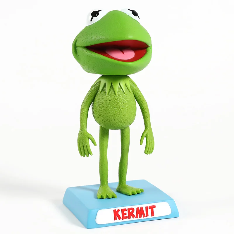 The Muppets шоу лягушонок Кермит Wacky воблер Bobble голова ПВХ фигурка игрушка кукла