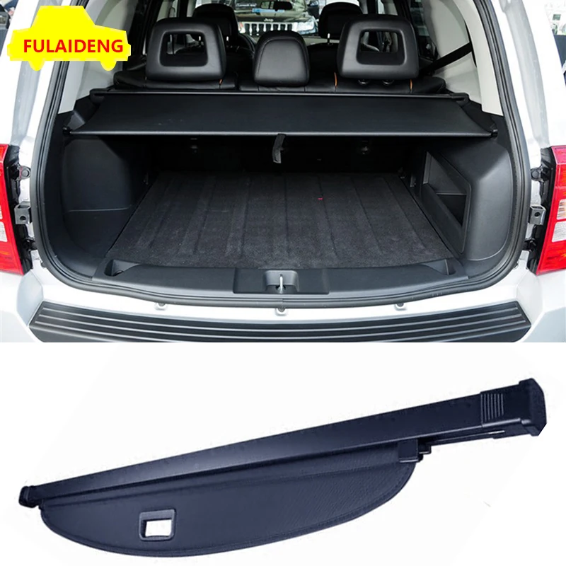 

1pcs For Jeep Patriot 2011-2015 Black Rear Trunk Retractable Cargo Cover Car Styling Accessories