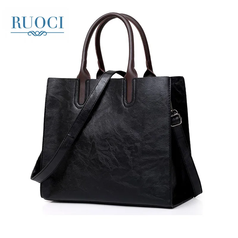 RUOCI бренд Винтаж Crossbody сумки для Для женщин Сумочка Роскошные масла Воск