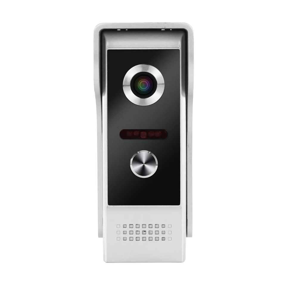 7 дюймов проводной видеодомофон 1000TVL HD дверной звонок и ИК CCTV Камера вспомогательный датчик движения для домофон с видео связью