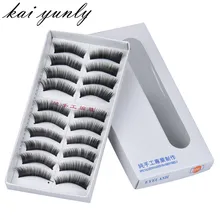 10 пар очаровательные длинные толстые накладные ресницы для наращивания ресниц косметика макияж инструмент Sep 27