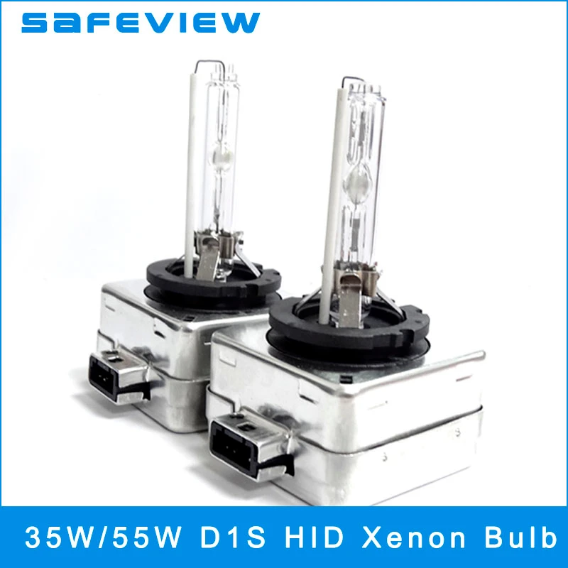 2 шт. автомобильные ксеноновые лампы SAFEVIEW D1S 100% K 8000K 10000k 35 Вт 55 DC 12 В 15000 лм|Лампы для