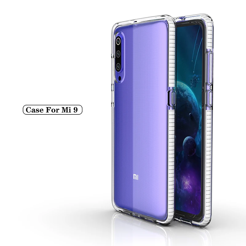 For Xiaomi Redmi 5 Plus Note 5 Pro 6 6A Pro Luxury Transparent Two-tone Frame Phone Case Bumper Shockproof Non-slip Cover Caqa