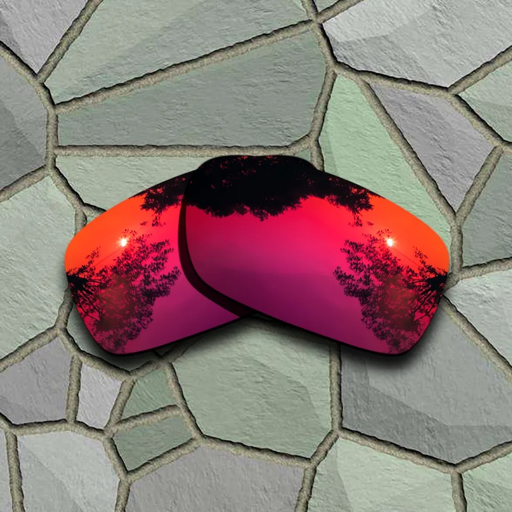 Violet Red Sunglasses Polarized Replacement Lenses for Oakley Crankcase