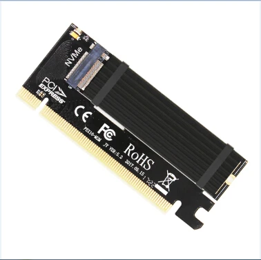 JEYI Swift MX16 M.2 NVMe SSD NGFF к PCIE 3,0X16 адаптер M ключ интерфейс Ccard Suppor PCI Express x16 2280 Размер m.2 полная скорость - Цвет: MX16 with Black N80