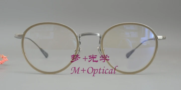 Винтажные качественные ультралегкие очки из чистого титана, классическая круглая оправа FA6138, очки для женщин и мужчин, линзы по рецепту