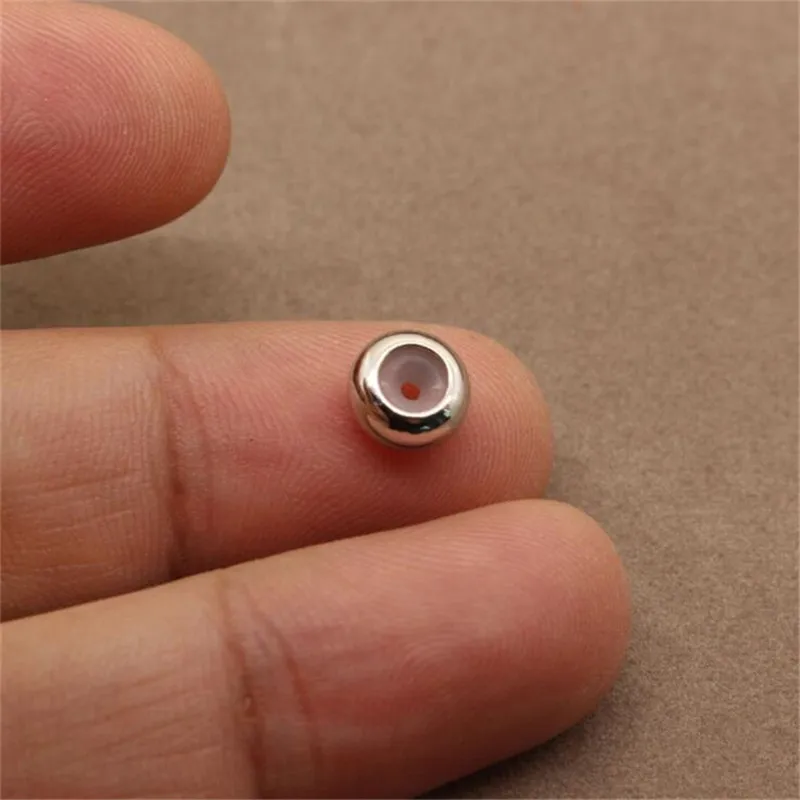 Stopper Beads With Rubber Ring