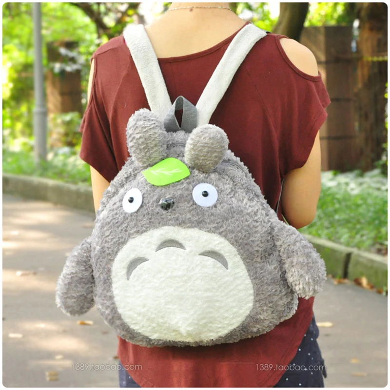 Милый студийный Ghibli Grin Новый Мой сосед Тоторо плюшевый рюкзак Девочка мягкая сумка Дети Прекрасный Пушистый подарок Kawaii игрушка Прямая