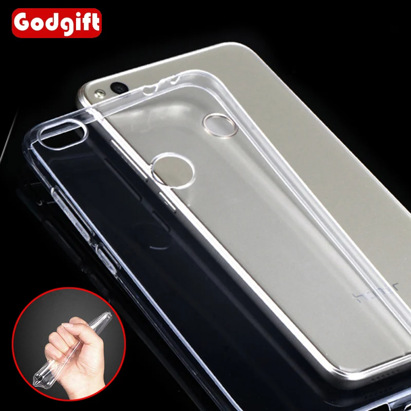 

GodGift Huawei P9 Lite 2017 Case Silicone Cover Luxury Huawei P9Lite 2017 Transparent Shockproof Shell For Huawei P9 Lite 2017