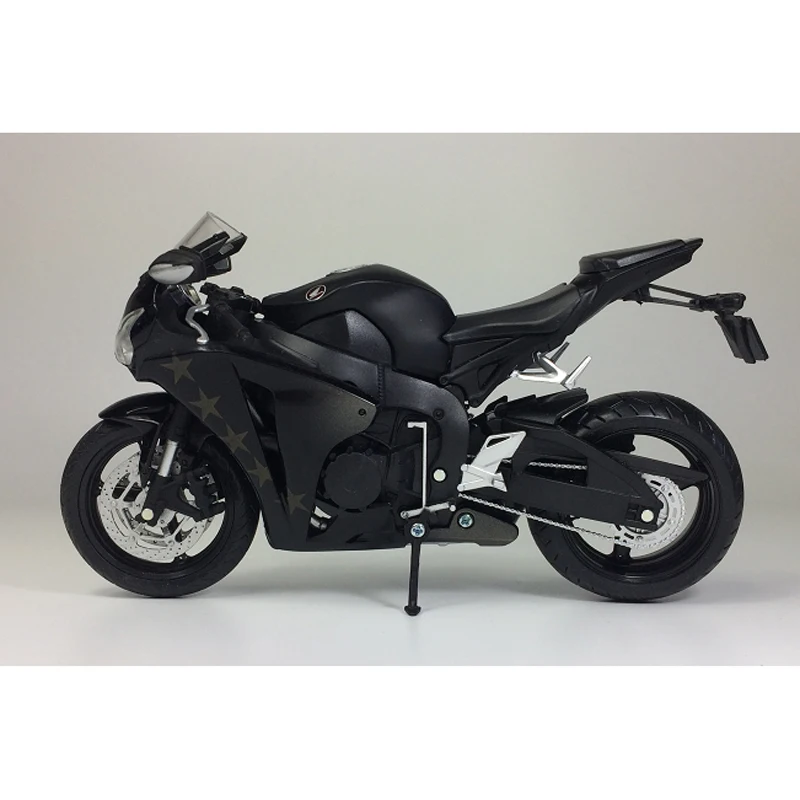 1:12 Honda CBR 1000 RR Black Коллекционная модель мотоцикла с 5 звездами игрушка для фанатов