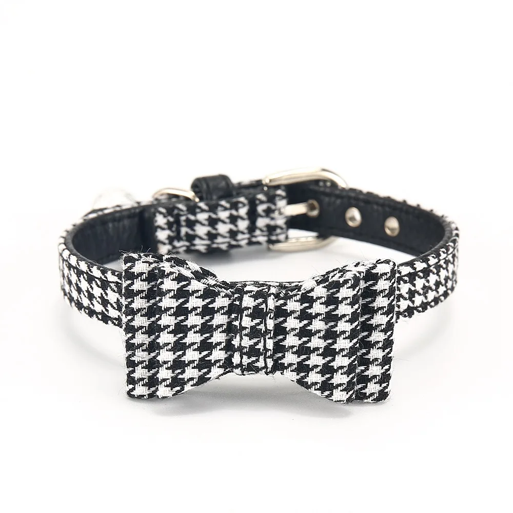 Plaid Pet Products Dog Collar For Small Dogs Cats Dog-Collar Leash Harness Puppy Cat   Collars Supplies Chihuahua Accessories  PQ015  (3)