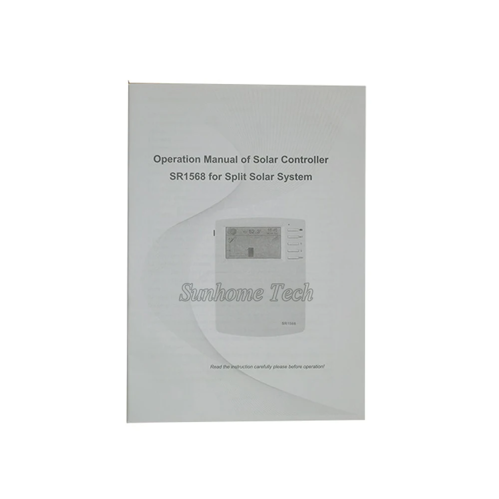 Контроллер SR1568 Отдельно солнечный система нагрева воды, 7 Датчики, 23 применение системы 110~ 240 В