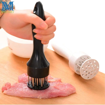 

1PC Professional Kitchen Meat Tenderizer With 24pcs Stainless Steel Needles Knives Kitchen Tools
