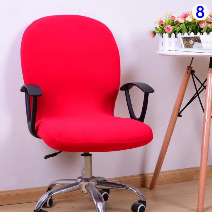 Поворотные эластичные чехлы на кресла со съемным принтом чехлы на стулья для компьютерного офиса 899
