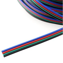 2pin 3pin 4pin 5pin LED разъем удлинитель провода 1 M 5 M 10 м для SMD3528/5050 Светодиодные ленты свет