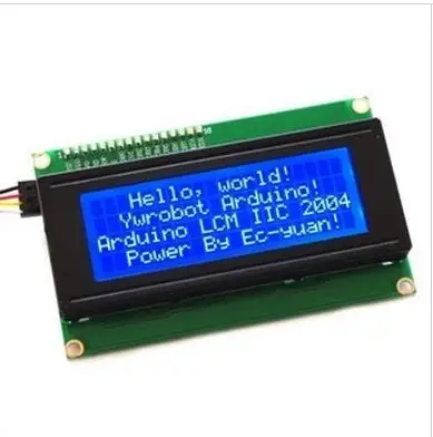 

Blue screen IIC/I2C 2004 5V 20X4 LCD board provid