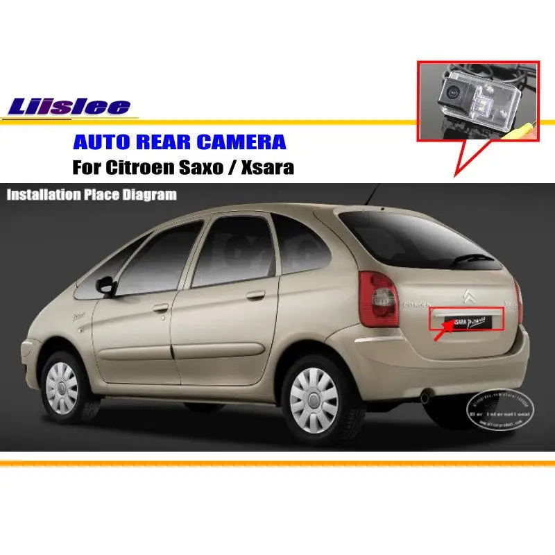 Liislee автомобиля Обратный Парковка заднего вида Камера для Citroen Saxo Xsara/Car резервного копирования amera/HD CCD RCA/ поворотника Камера