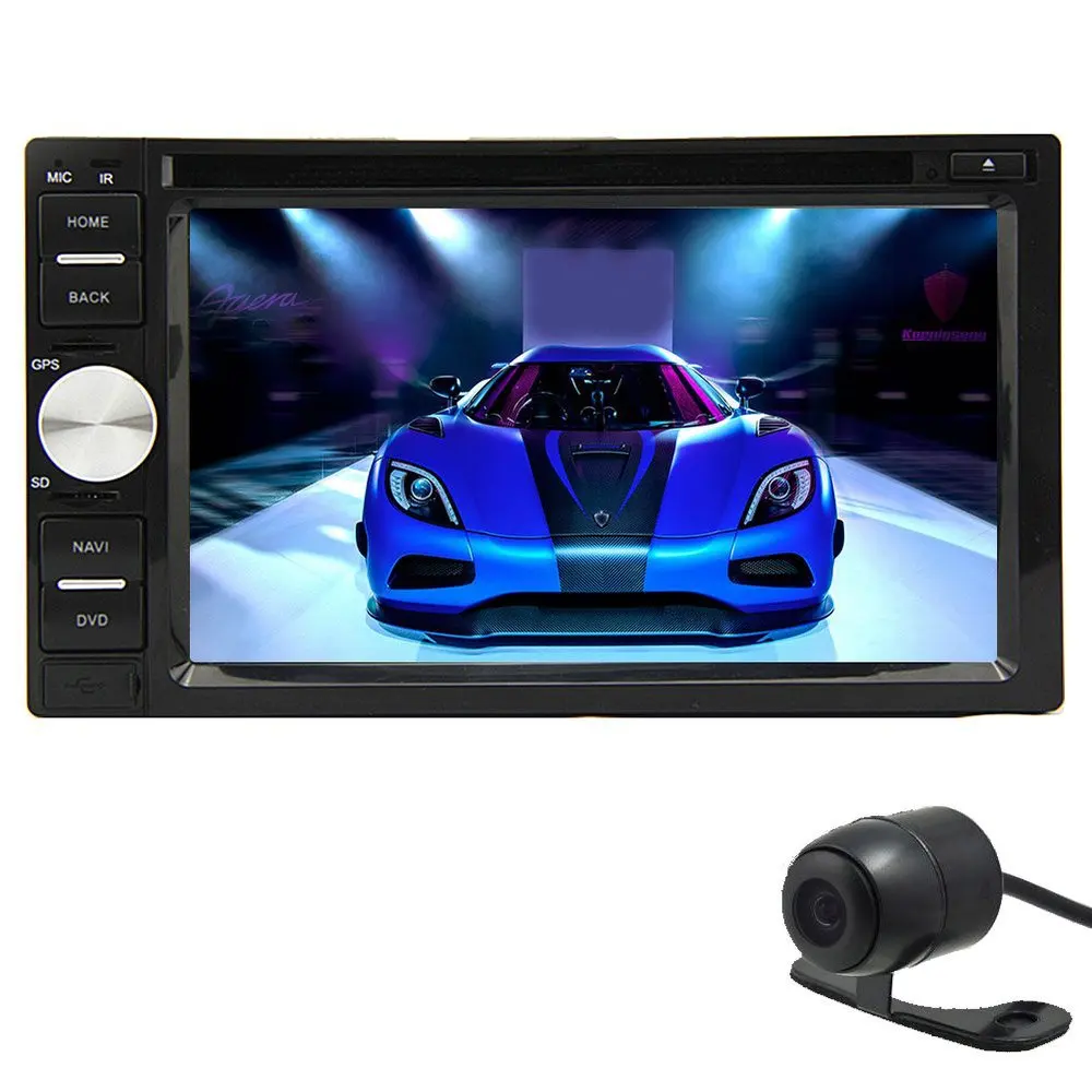 6.2" Double DIN Bluetooth Touch Screen Car Radio Stereo radio CD/DVD