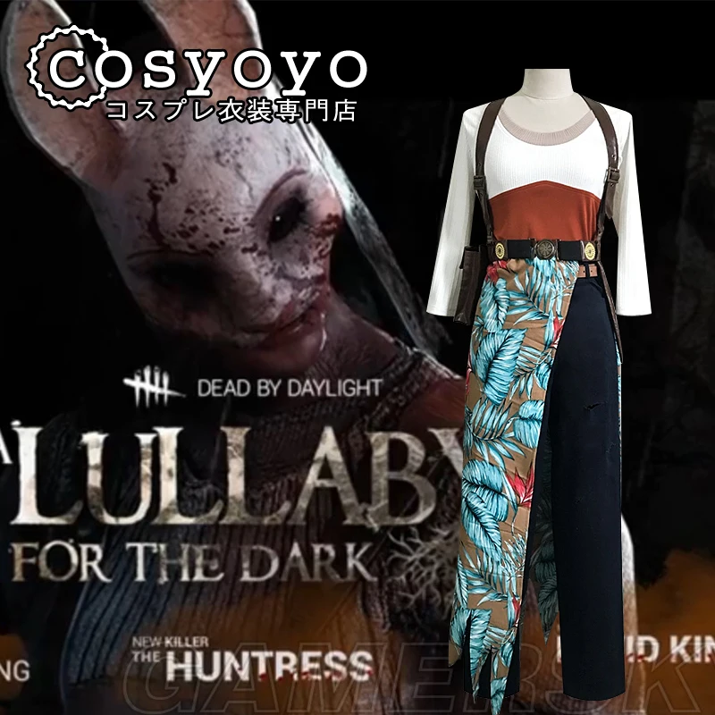 [В наличии] 2018 игра Dead By Daylight Huntress Miss Rabbit Боевая форма одежды косплей костюм полный