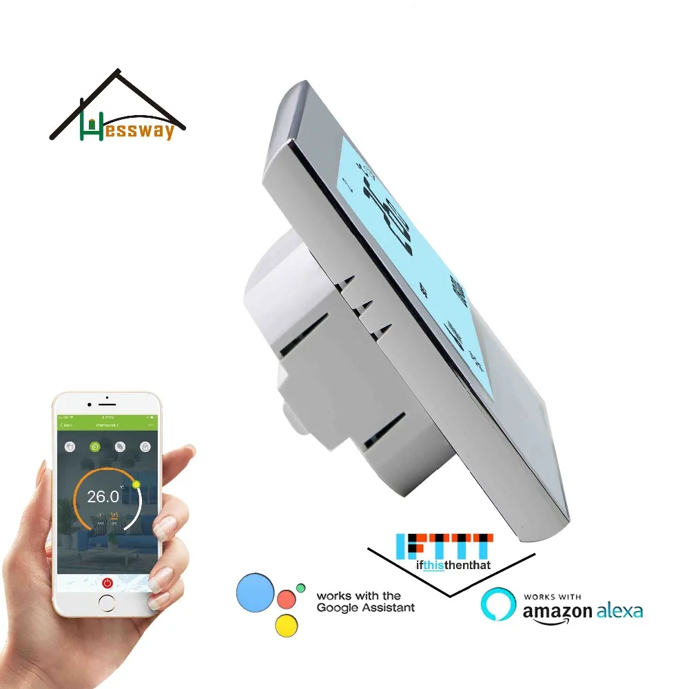 24VAC 95 240VAC TUYA NC не работает с Alexa Google домашний термостат для подогрева пола WIFI