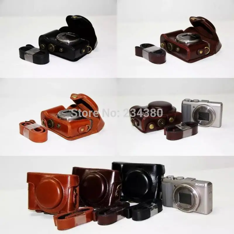 

Original High Quality Leather Camera Case Bag For sony RX100 RX100m2 RX100m3 SC-RX100 II RX100M2